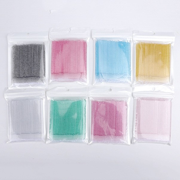 Beauty Makeup Remover - 100pcs Individual Removing Makeup Brush Eyelashes
