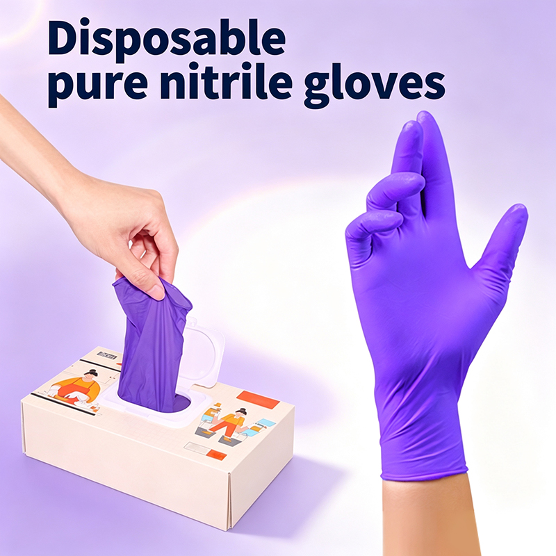 Pure Beauty Hair & Makeup - 4 mil 100% pure nitrile gloves,