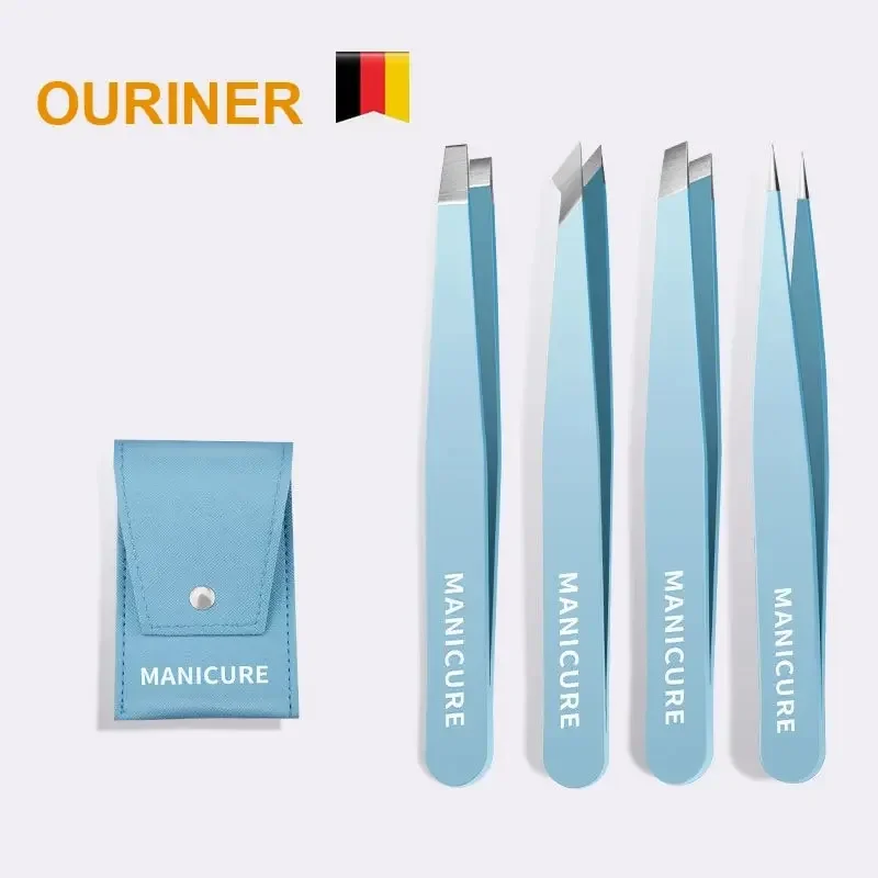 Beauty Makeup Remover - 2026 new Eyebrow Tweezer Colorful Hair