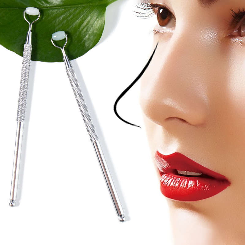 Jade Roller Gua Sha - Eye Anti Wrinkle Natural Jade Roller