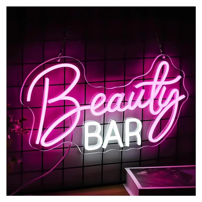Beauty Bar Neon Sign Dimmable  - огляд і ціна Beauty Makeup Wallpaper