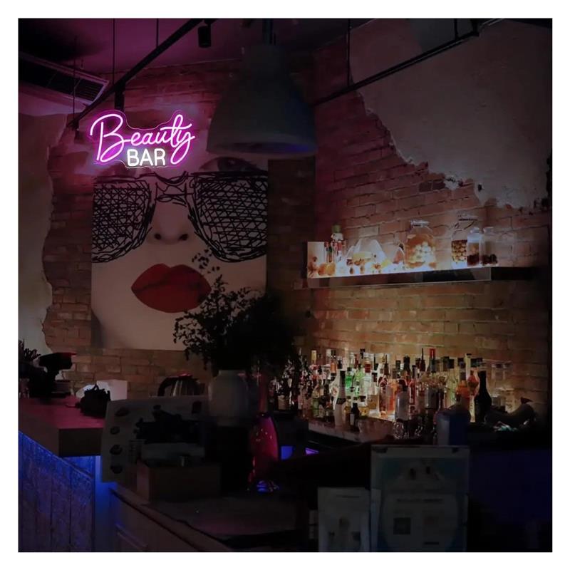 Beauty Bar Neon Sign Dimmable  - огляд і ціна Beauty Makeup Wallpaper