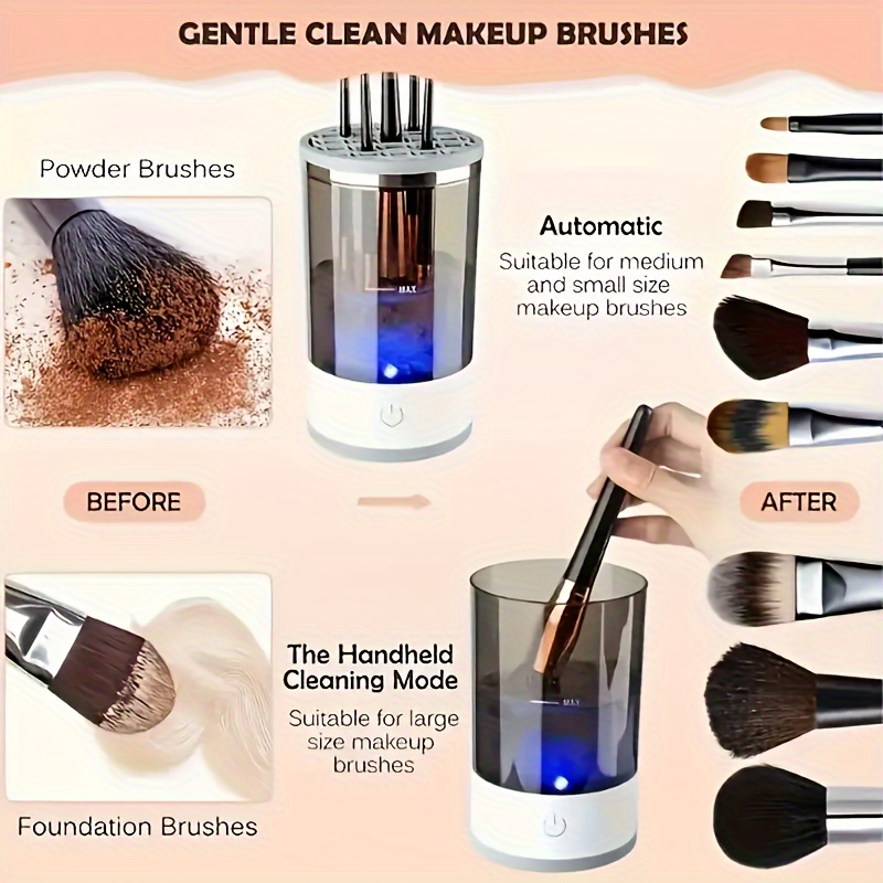 Automatic Electric Makeup Brus - огляд і ціна Makeup Brush Set