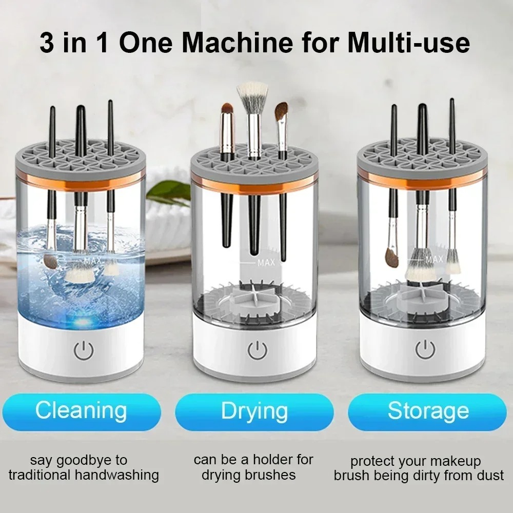 Automatic Electric Makeup Brus - огляд і ціна Makeup Brush Set