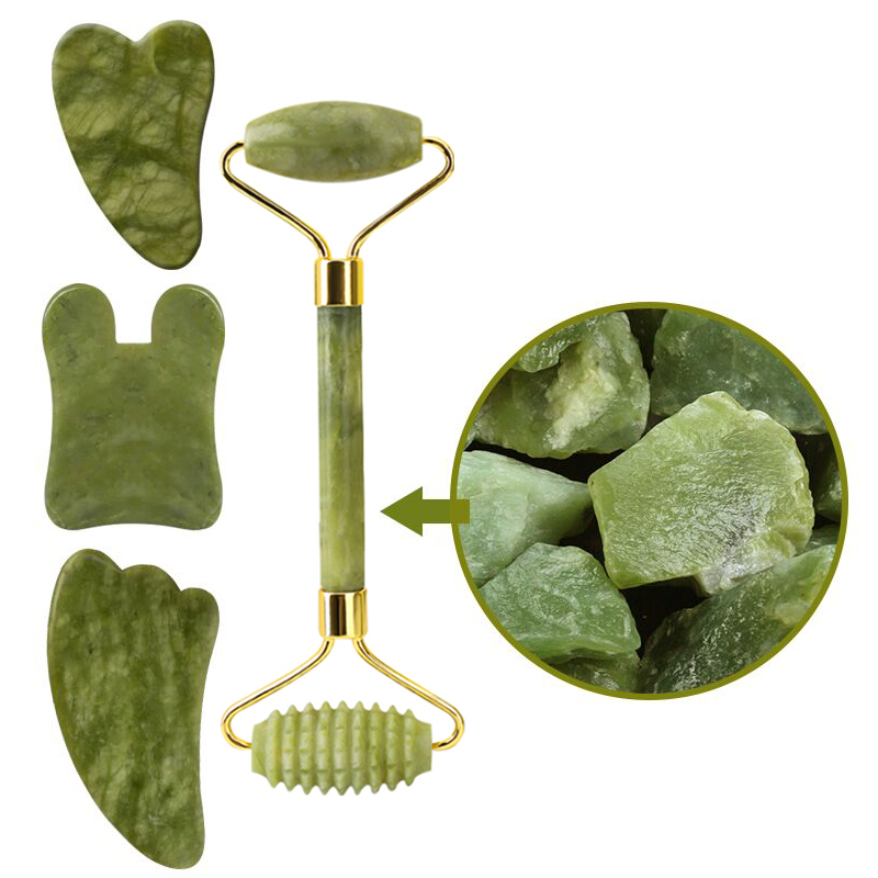 Jade Eye Mask Facial Massager  - огляд і ціна Jade Roller Gua Sha