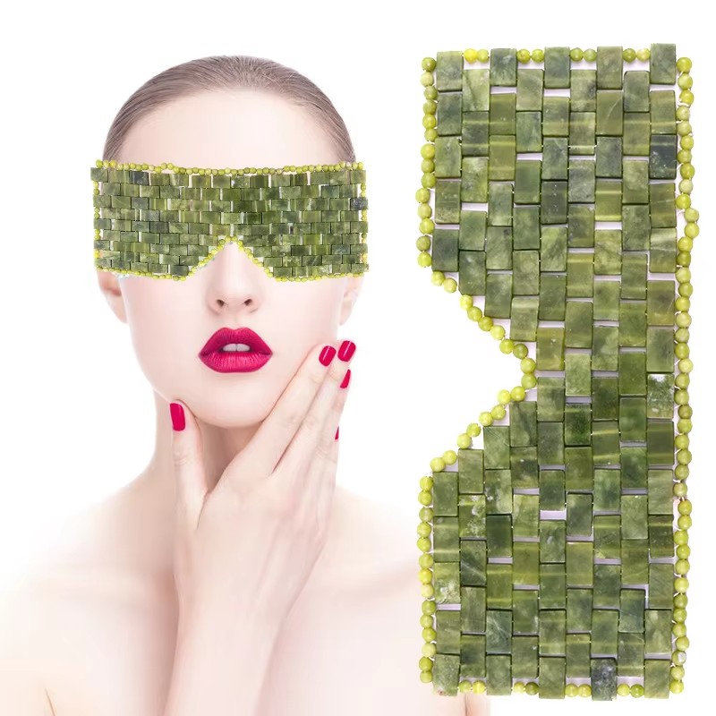 Jade Eye Mask Facial Massager  - огляд і ціна Jade Roller Gua Sha
