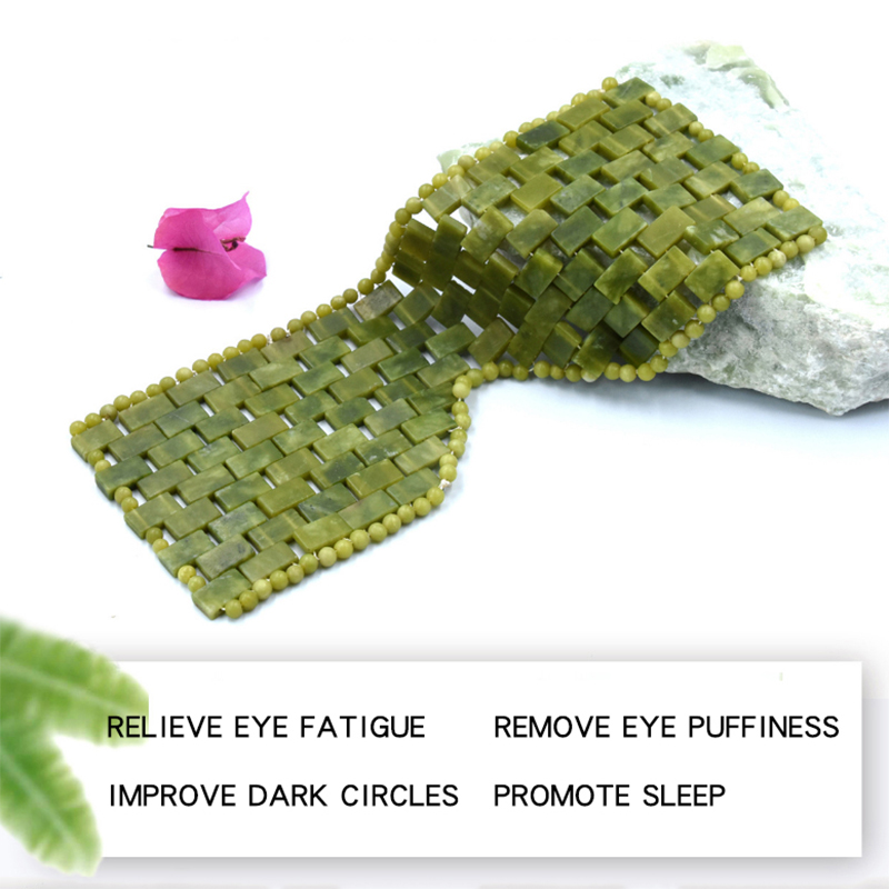 Jade Eye Mask Facial Massager  - огляд і ціна Jade Roller Gua Sha