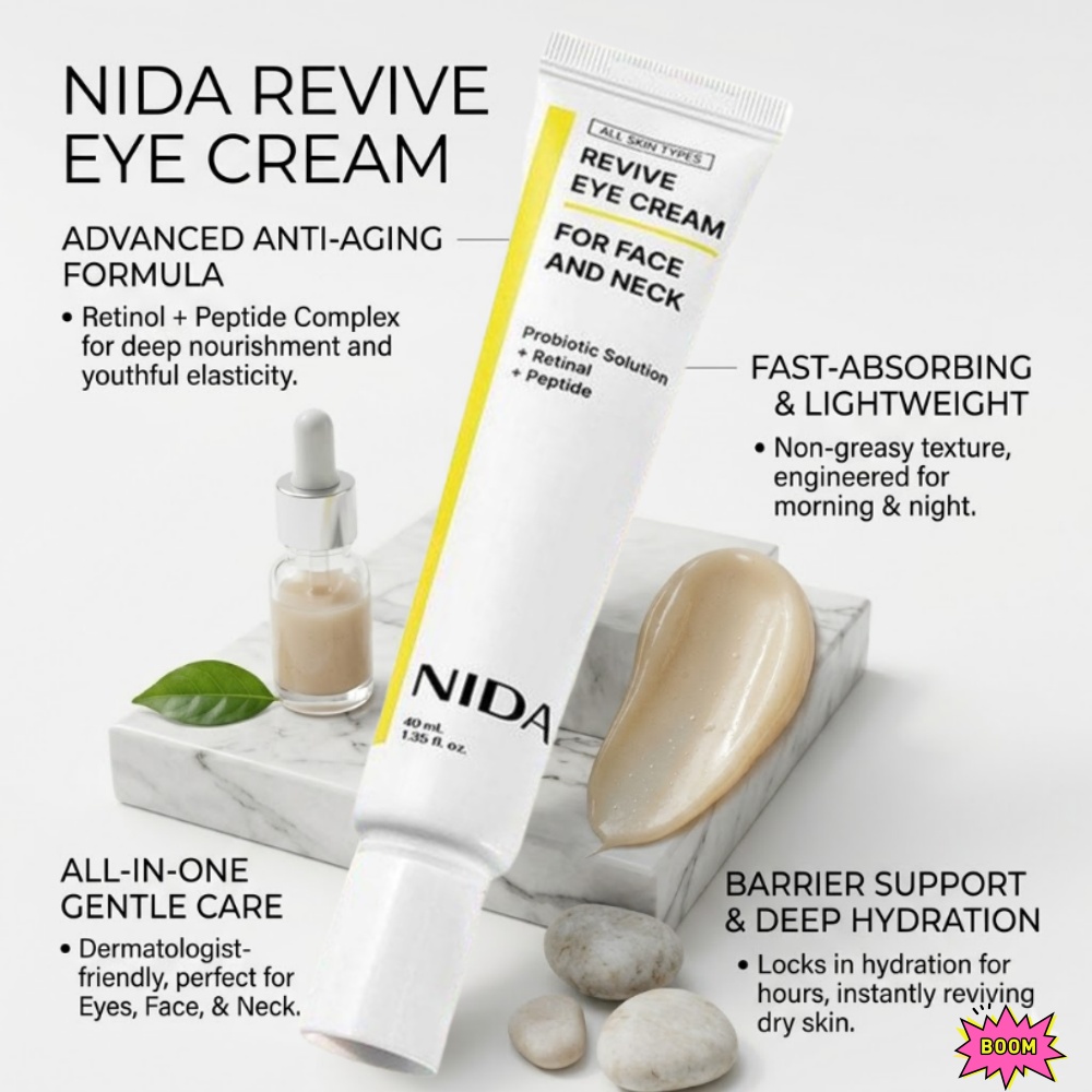 NIDA Retinol Peptide Eye Cream - огляд і ціна Anti-Aging Face Cream