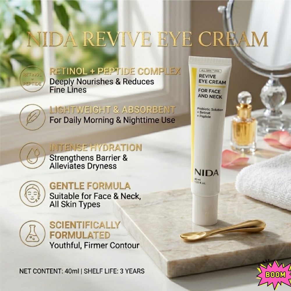 NIDA Retinol Peptide Eye Cream - огляд і ціна Anti-Aging Face Cream