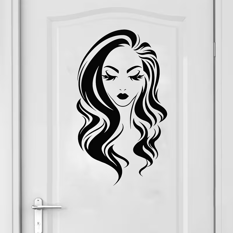 Beauty Salon Wall Decal Long H - огляд і ціна Beauty Makeup Wallpaper