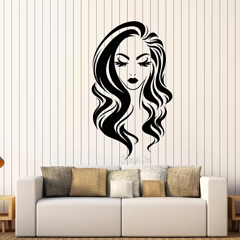 Beauty Salon Wall Decal Long H - огляд і ціна Beauty Makeup Wallpaper