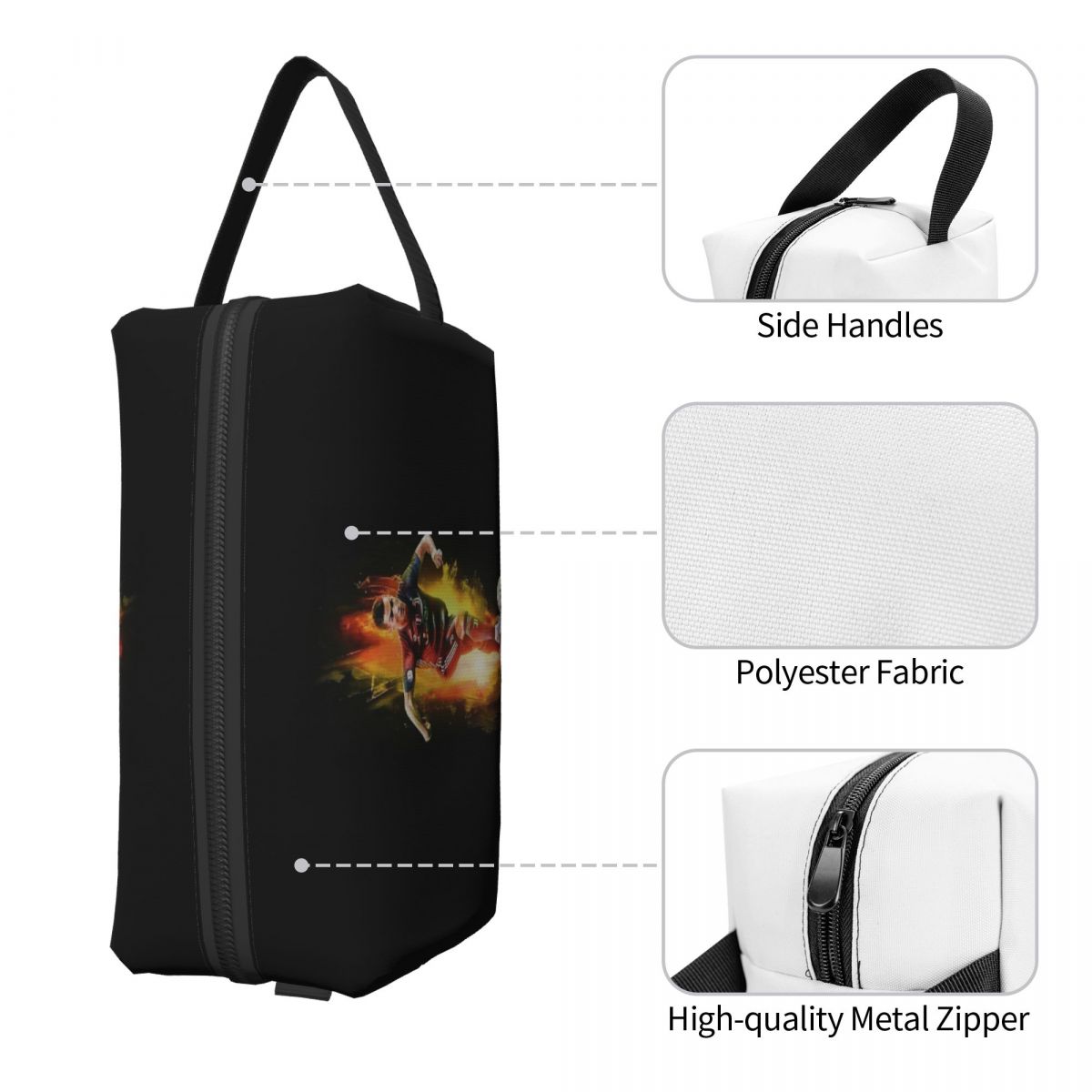 Ronaldo Wallpaper Makeup Bag C - огляд і ціна Beauty Makeup Wallpaper