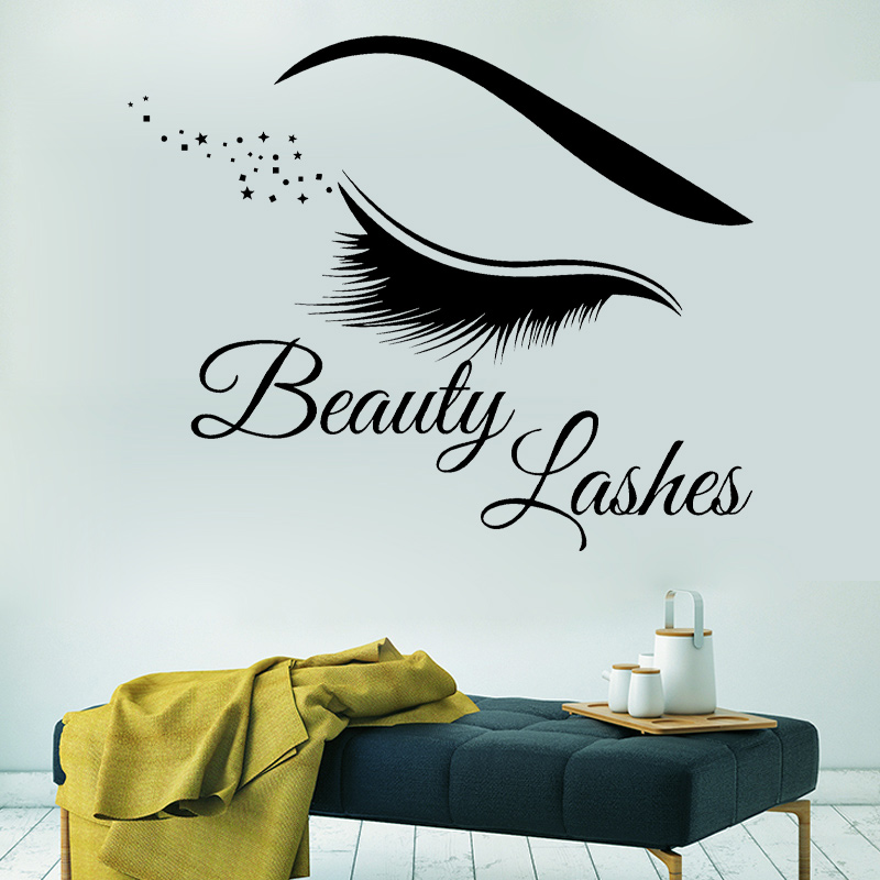 Modern Lashes Eyelashes Wall S - огляд і ціна Beauty Makeup Wallpaper