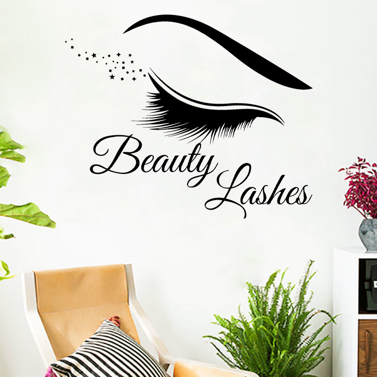 Modern Lashes Eyelashes Wall S - огляд і ціна Beauty Makeup Wallpaper
