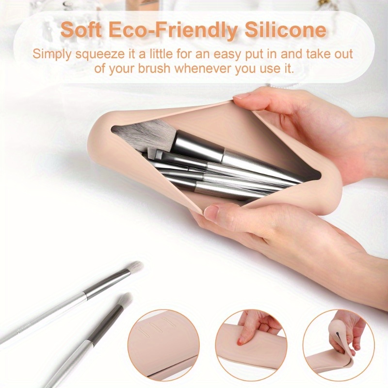 Travel Makeup Brush Holder,Sil - огляд і ціна Makeup Beauty Ro