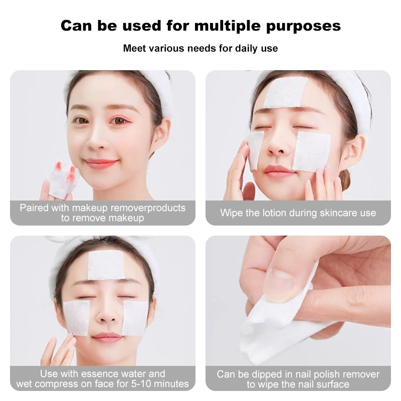 220pcs/bag Disposable Double-s - огляд і ціна Beauty Makeup Remover
