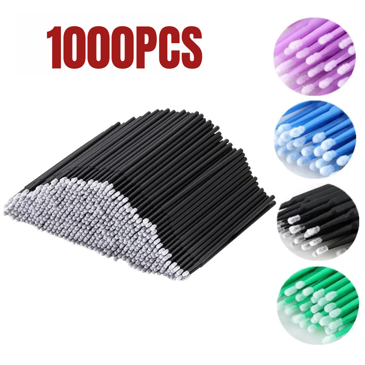 1000/500PCS Eyelash Cleaning B - огляд і ціна Beauty Makeup Remover