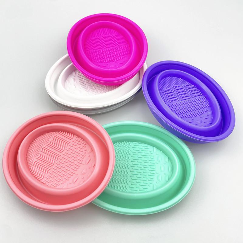 Folding Powder Puff Cleaning B - огляд і ціна Makeup Brush Set