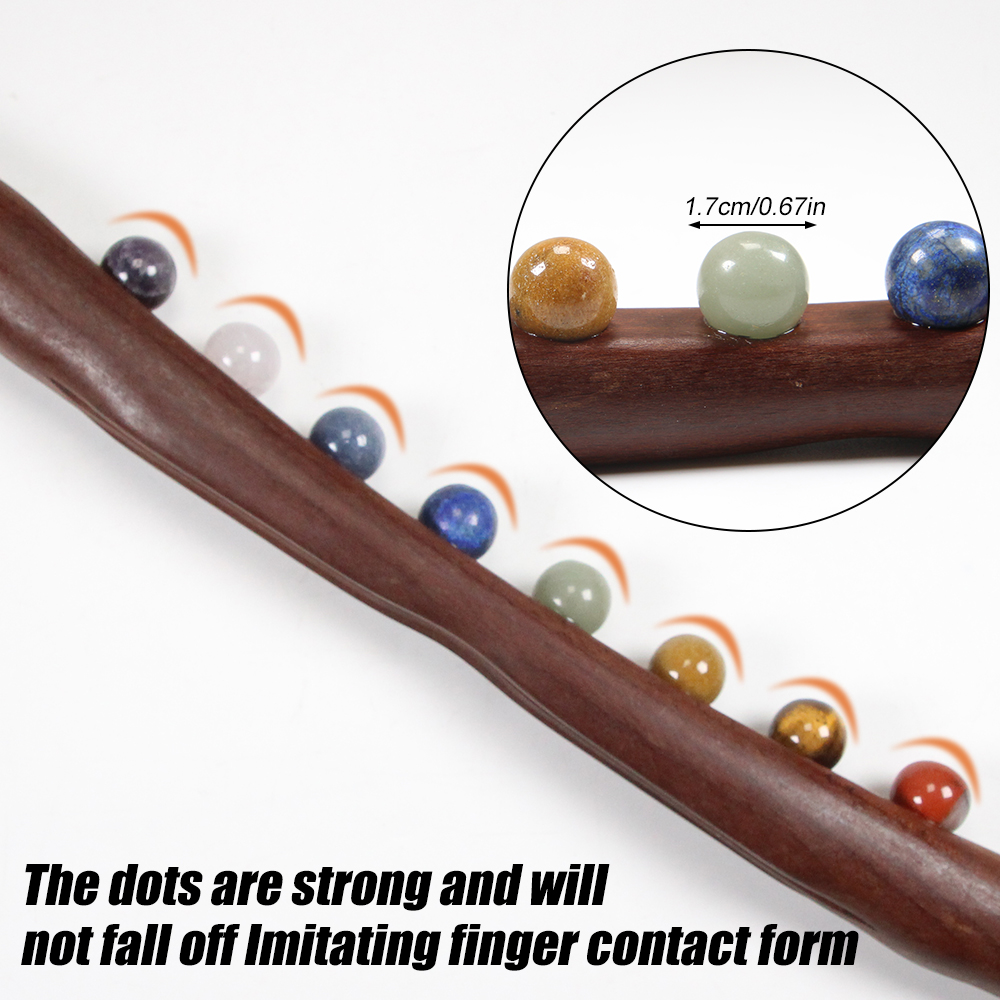 Wood Massage Stick 10 Jade Sto - огляд і ціна Jade Roller Gua Sha