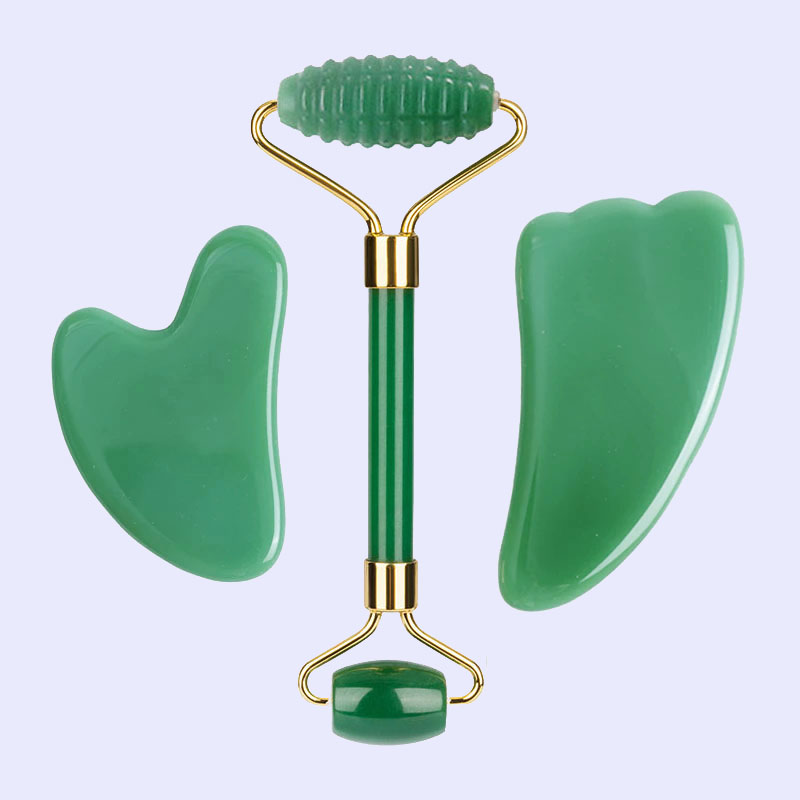 Aventurine Jade Roller Massage - огляд і ціна Jade Roller Gua Sha