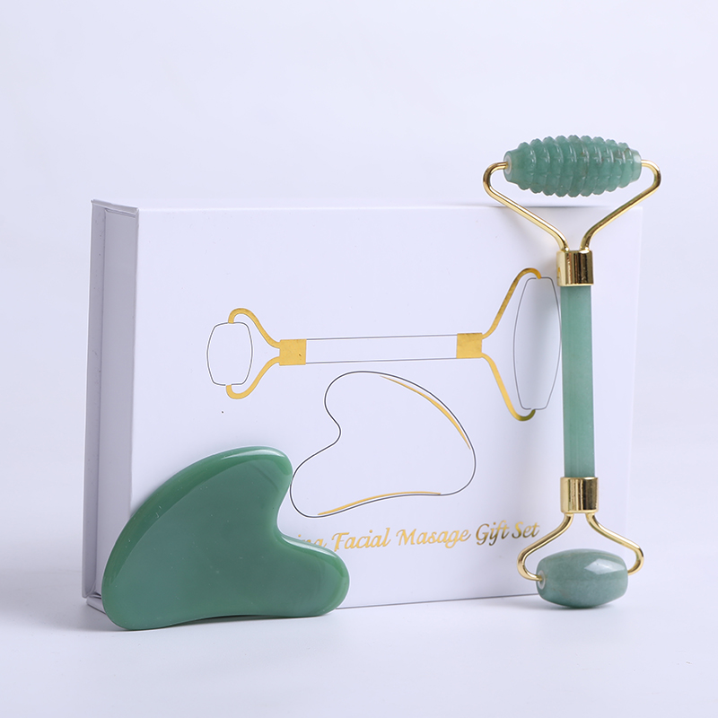 Aventurine Jade Roller Massage - огляд і ціна Jade Roller Gua Sha