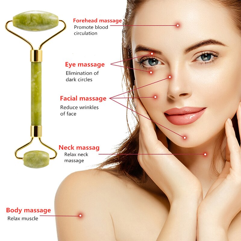 Skin Care Quartz Stone Natural - огляд і ціна Jade Roller Gua Sha