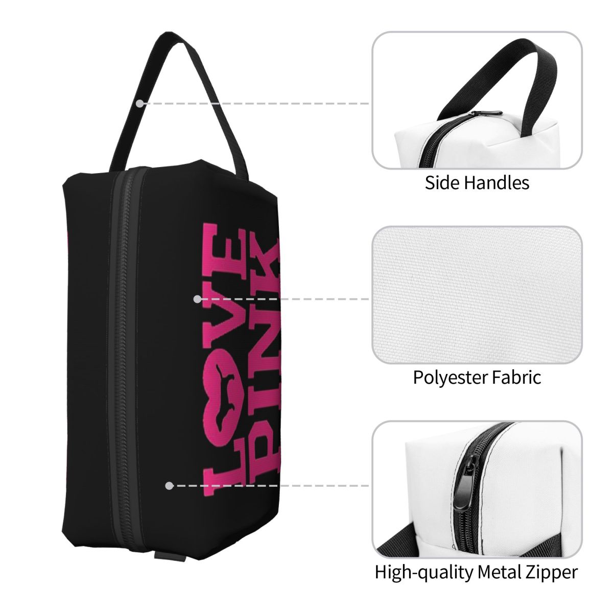 Love Pink Makeup Bag Cosmetic  - огляд і ціна Beauty Love Makeup