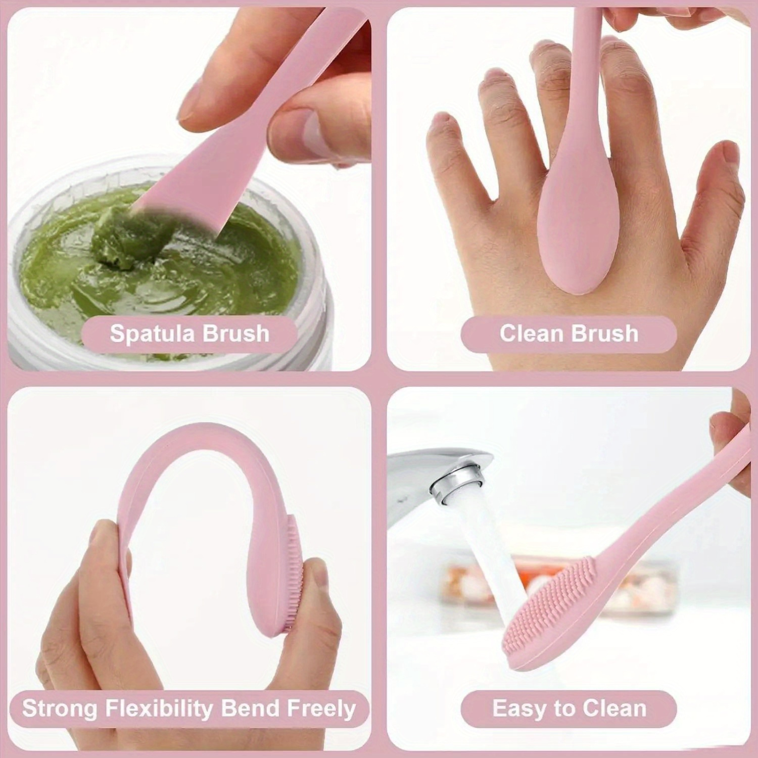 Double Head Facial Mask Brush  - огляд і ціна Makeup Beauty Ro