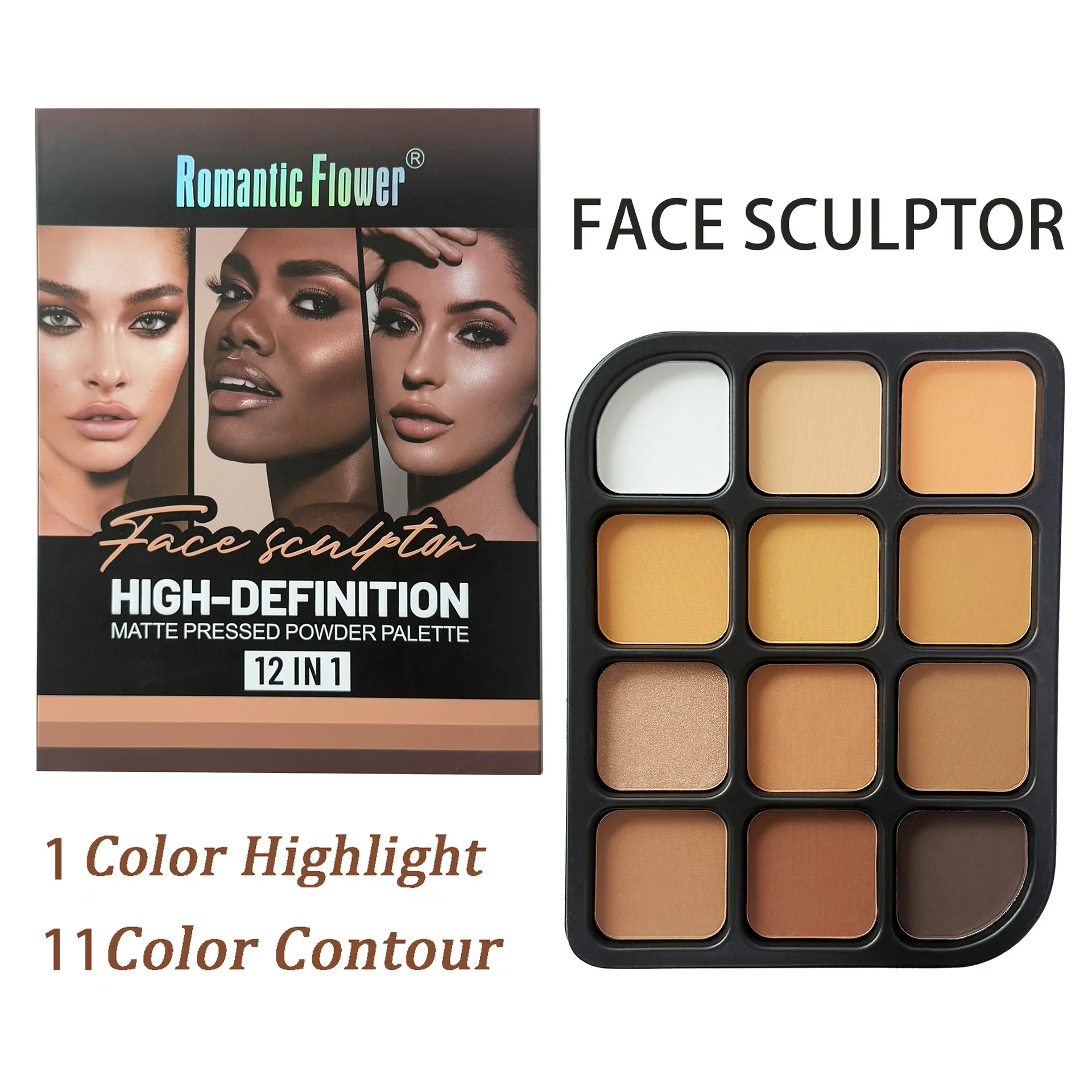 Deep Skin 12-Color Matte Conto - огляд і ціна Concealer Full Coverage