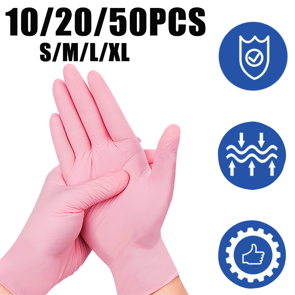 10/20/50pcs Nitrile Gloves For - огляд і ціна Pure Beauty Hair & Makeup