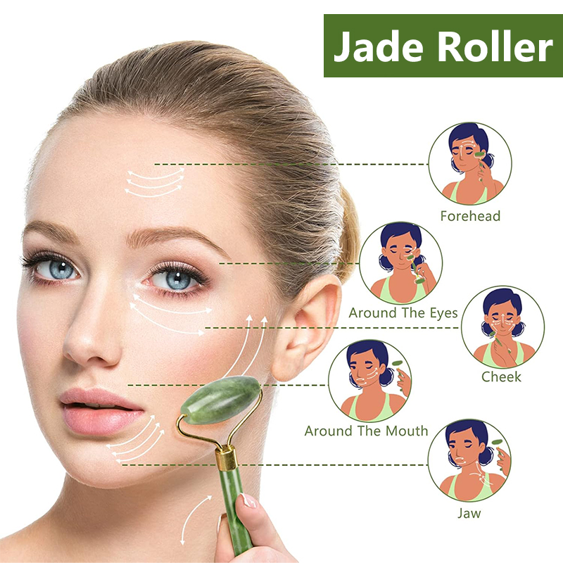 Natural Jade Roller Face Gua S - огляд і ціна Jade Roller Gua Sha