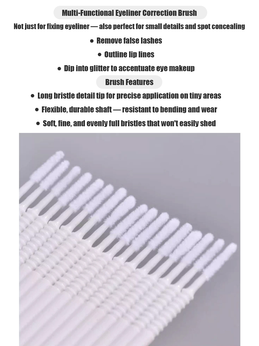 Disposable Long Cotton Swabs E - огляд і ціна Beauty Makeup Remover