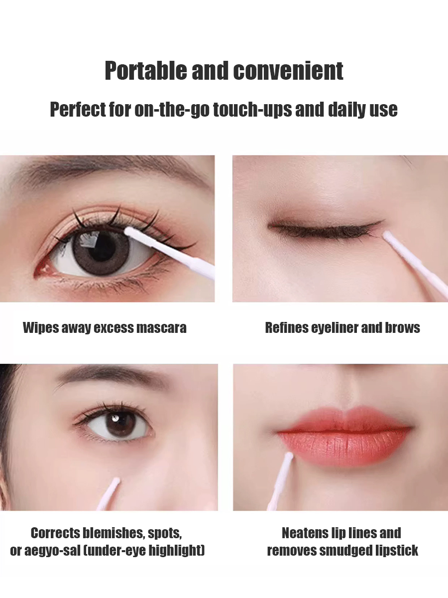 Disposable Long Cotton Swabs E - огляд і ціна Beauty Makeup Remover