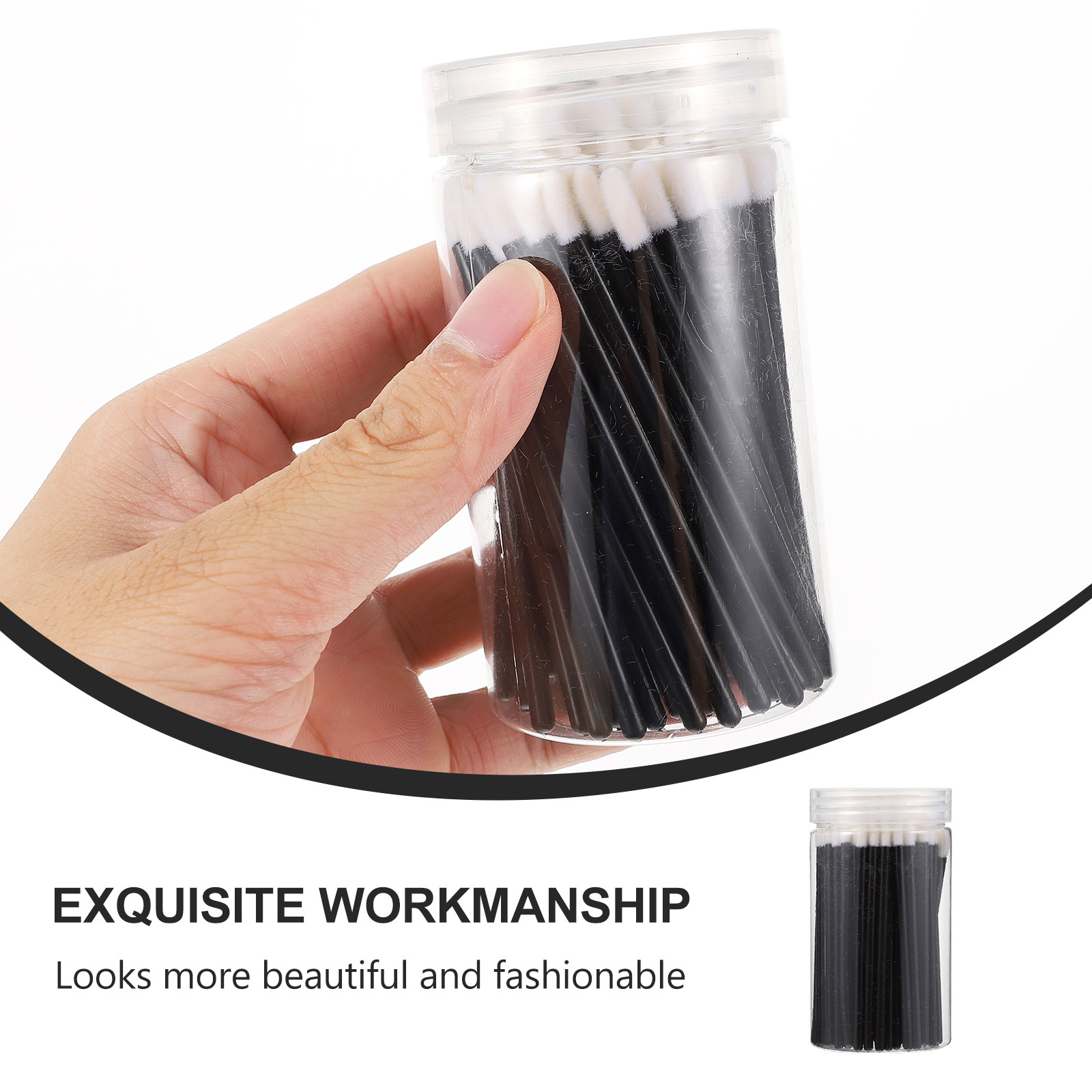 100Pcs Plastic Lip Brush Set f - огляд і ціна Makeup Brush Set