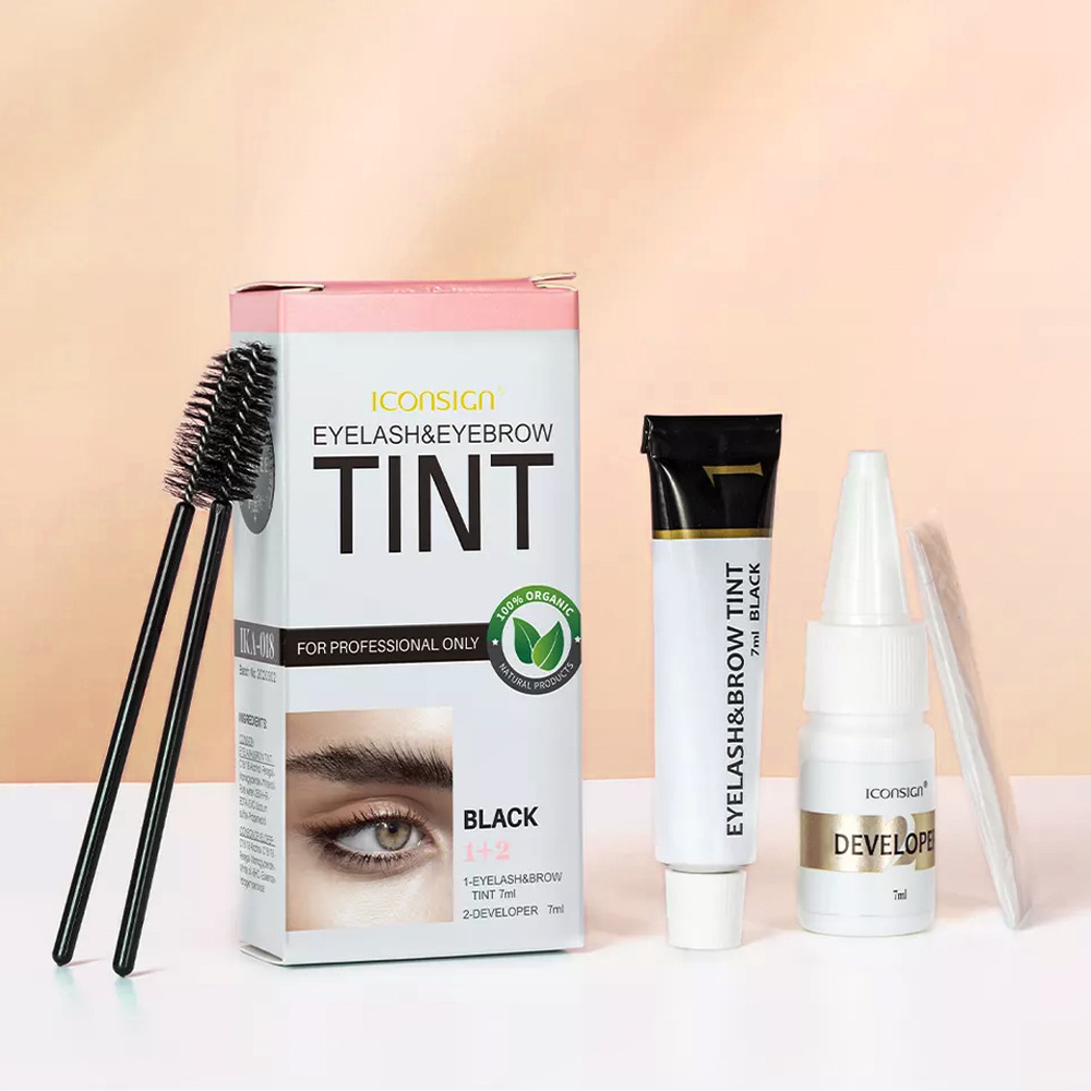 Eyelash Eyebrow Dye Tint Kit F - огляд і ціна Eyebrow Pomade Pencil