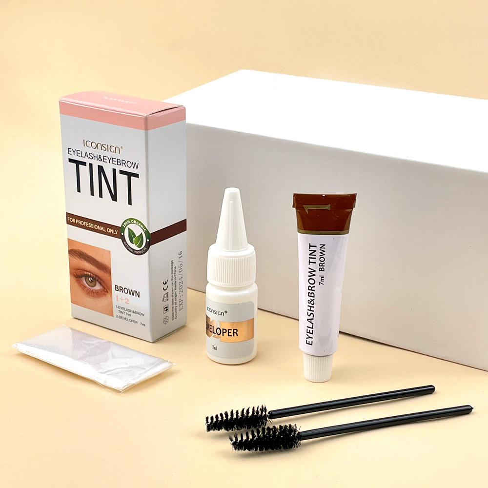 Eyelash Eyebrow Dye Tint Kit F - огляд і ціна Eyebrow Pomade Pencil