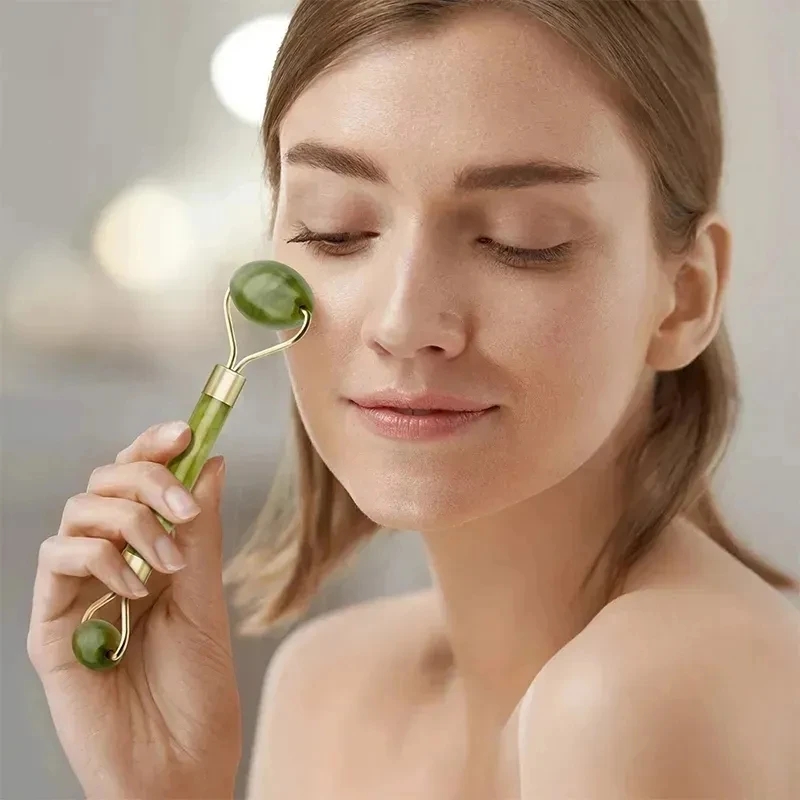 Rose Quartz Natural Jade Rolle - огляд і ціна Jade Roller Gua Sha