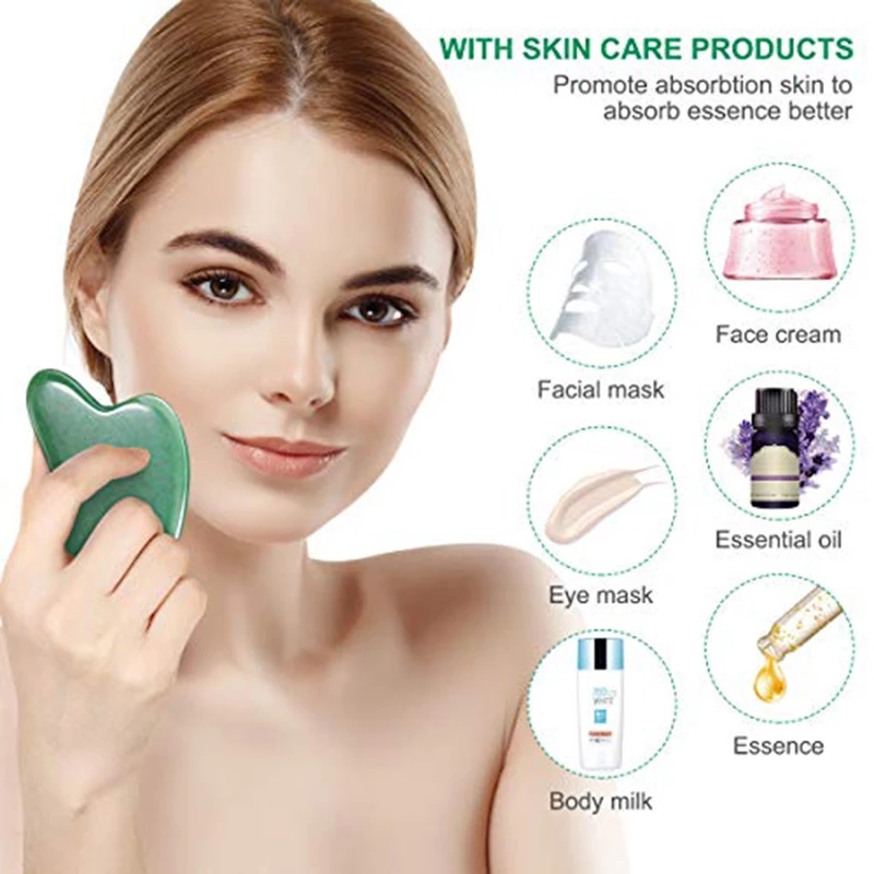 Rose Quartz Natural Jade Rolle - огляд і ціна Jade Roller Gua Sha