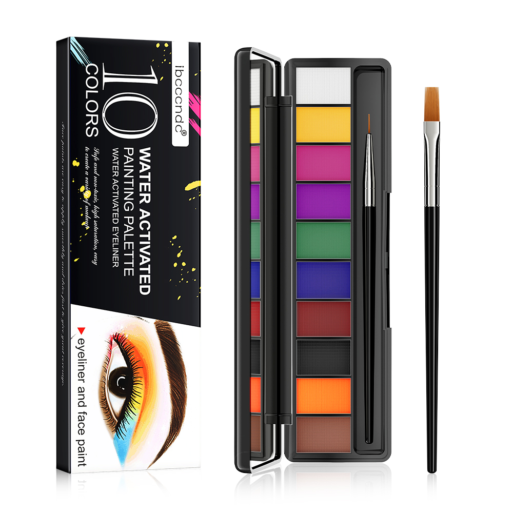 10 Colors Glow Fluorescent Neo - огляд і ціна Beauty Halloween Makeup