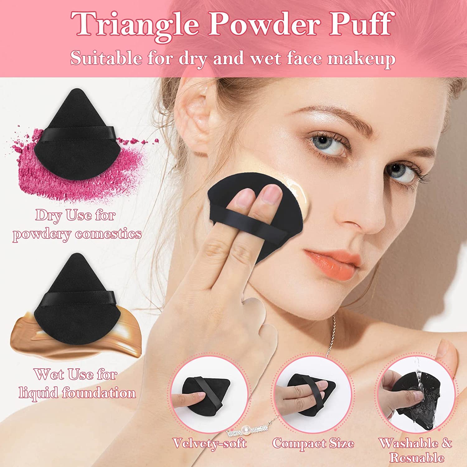 Makeup Applicators Kit Triangl - огляд і ціна Makeup Beauty Ro