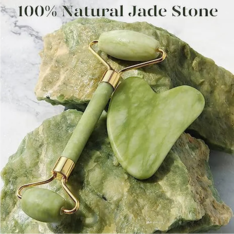 Natural Jade Roller Gua Sha Ma - огляд і ціна Jade Roller Gua Sha