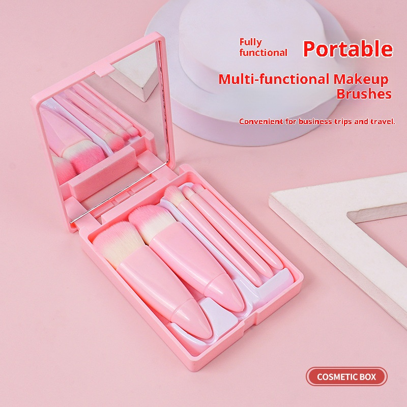 5pcs Mini Travel Makeup Brush  - огляд і ціна Makeup Brush Set