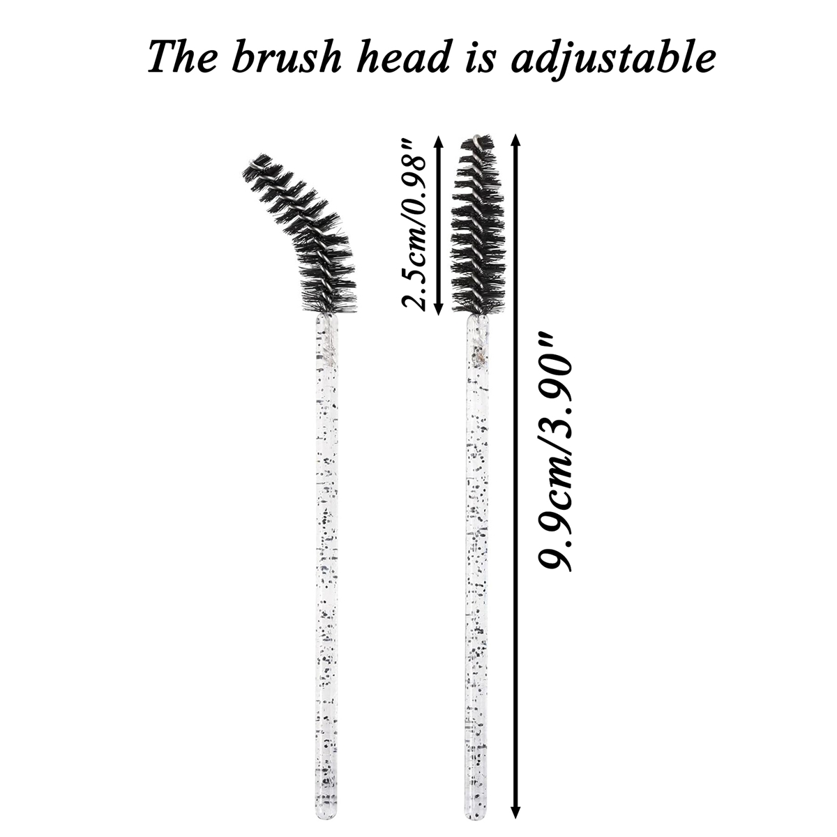 100 pcs Disposable Eyelash Mas - огляд і ціна Makeup Brush Set