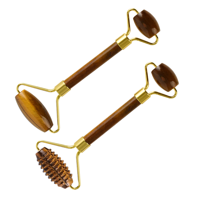 Natural Tiger Eye Jade Roller  - огляд і ціна Jade Roller Gua Sha
