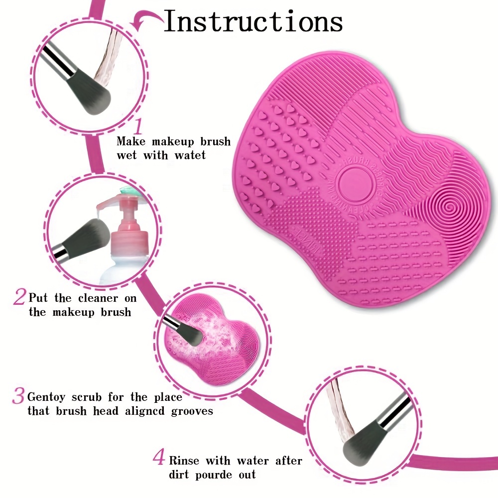 1Pc Silicone Apple-Shaped Make - огляд і ціна Makeup Brush Set