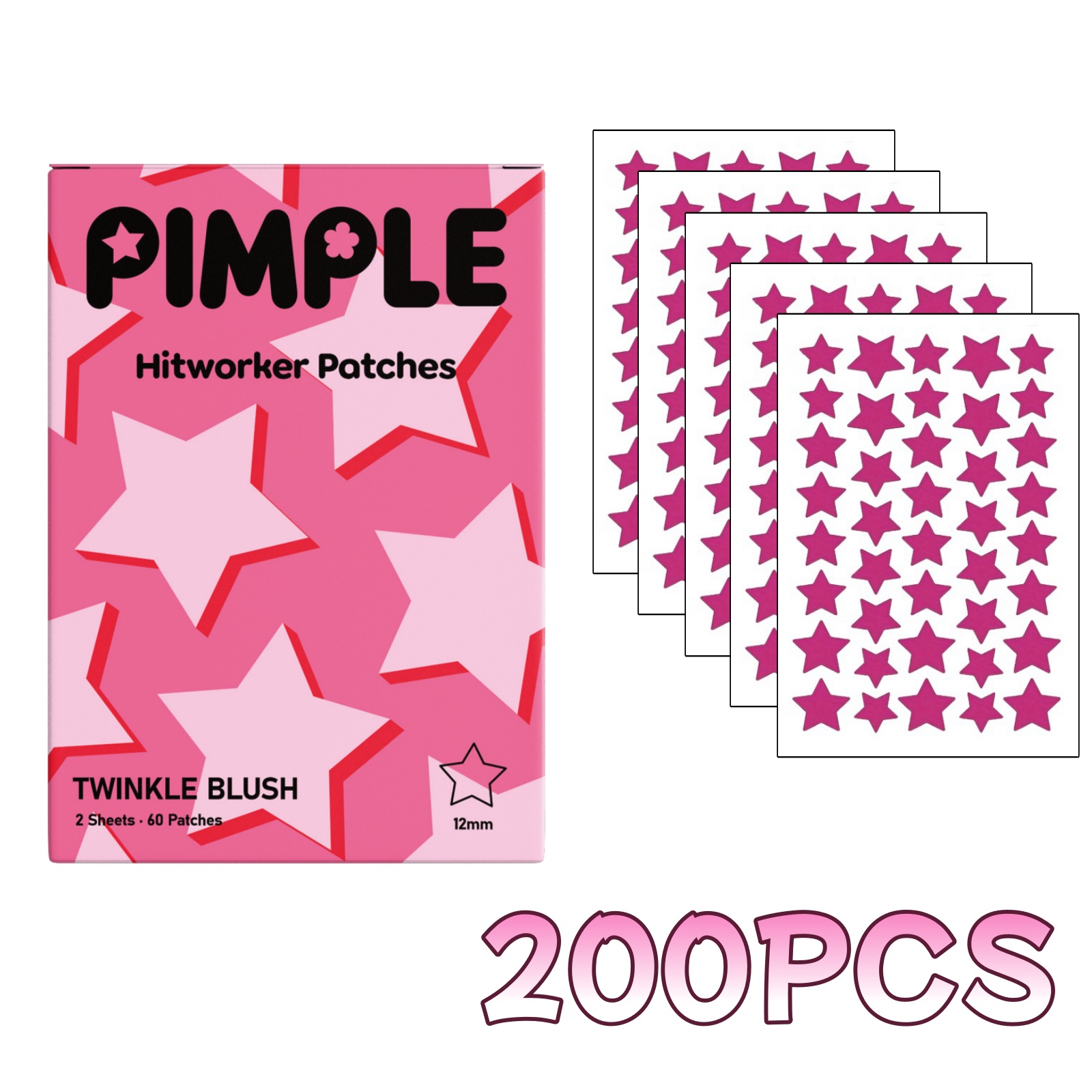 200PCS Rose Red Star-shaped In - огляд і ціна Anti-Aging Face Cream