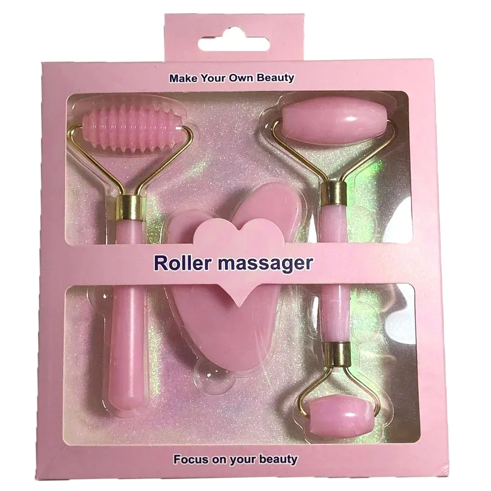 Resin Roller Massager for Face - огляд і ціна Jade Roller Gua Sha
