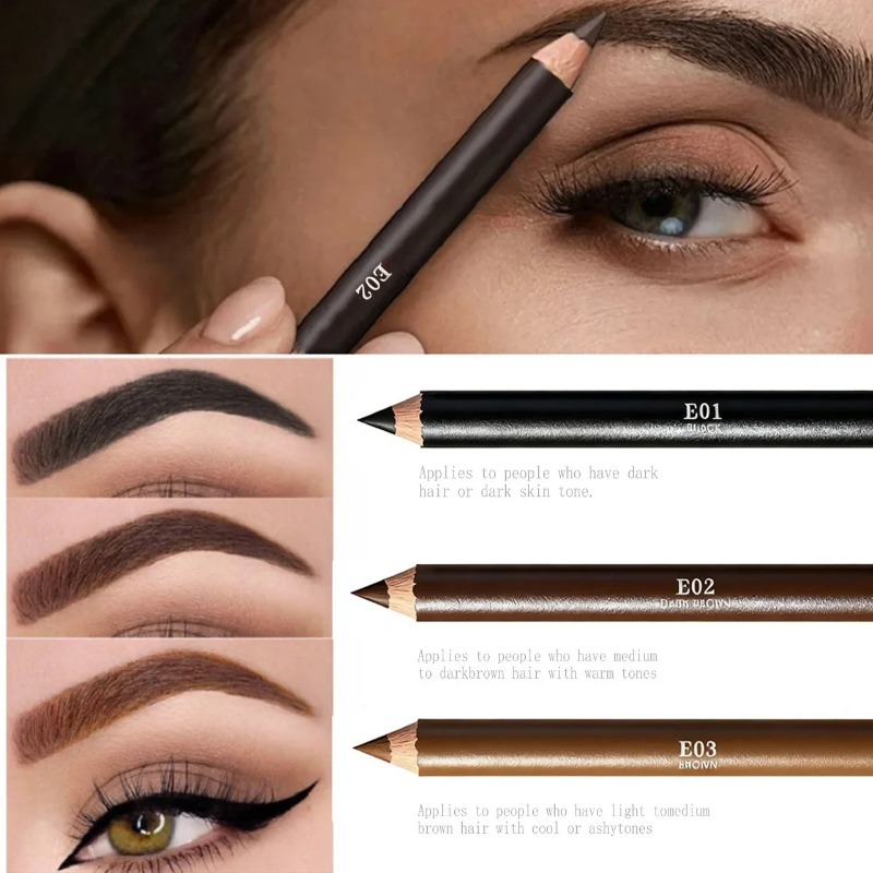 3 Colors Wooden Eyebrow Eyelin - огляд і ціна Eyebrow Pomade Pencil