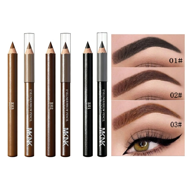 3 Colors Wooden Eyebrow Eyelin - огляд і ціна Eyebrow Pomade Pencil