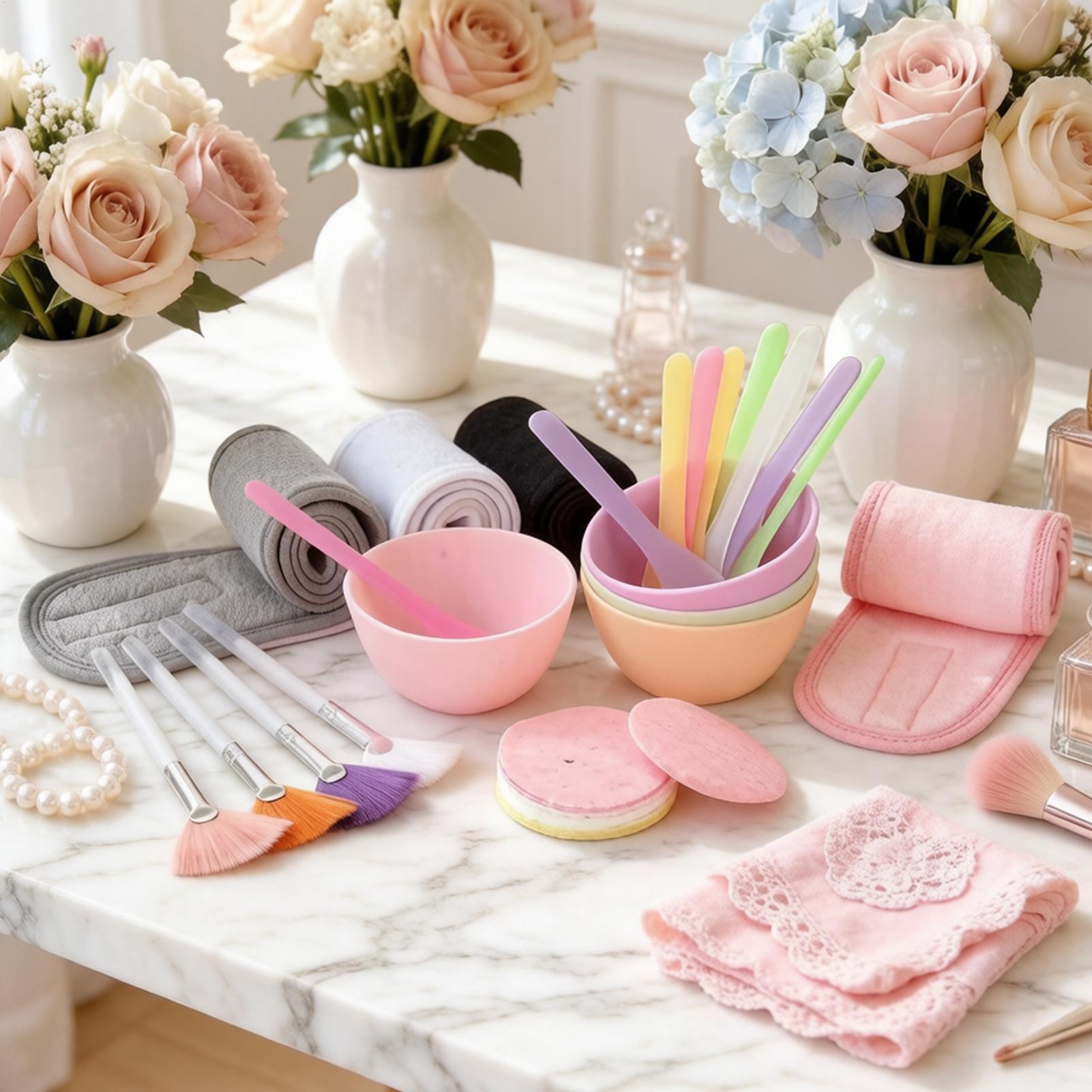 Face Cover Spatula 37 Pieces S - огляд і ціна Beauty Makeup Brushes